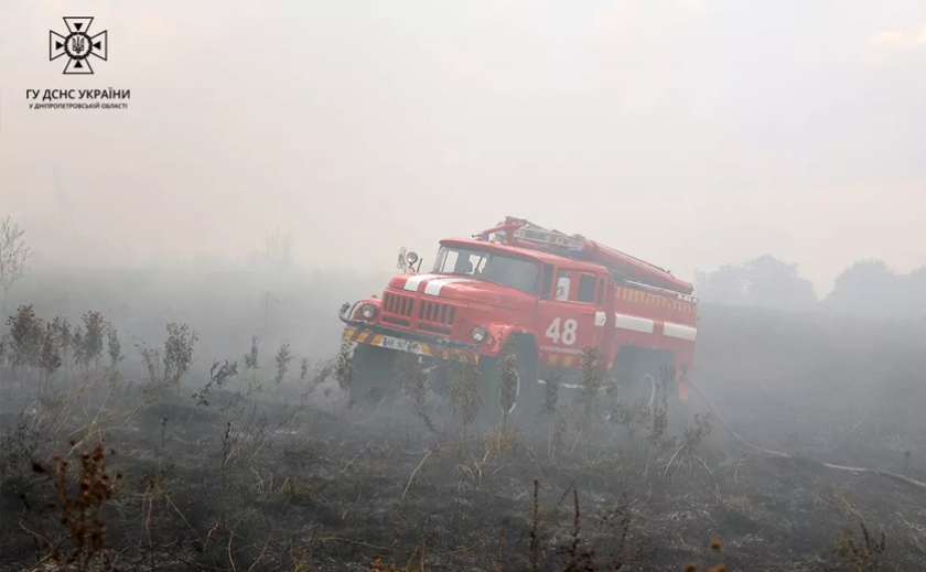 Вогнеборці ліквідували масштабне займання у Синельниківському районі