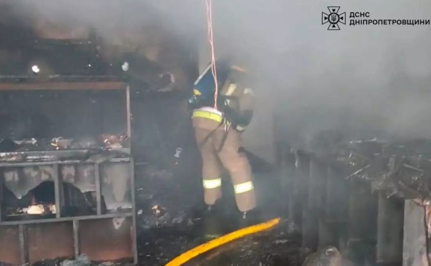У Синельниківському районі зайнявся гриль-бар