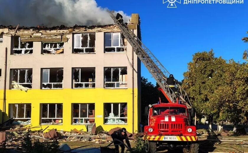 Ворог завдав удару по навчальному закладу у Синельниківському районі