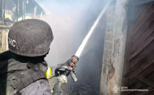 Синельниківський район: вогнеборці ліквідували наслідки ворожої атаки